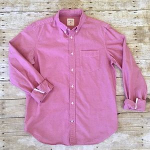 Men’s Gap Modern Oxford Red chambray shirt